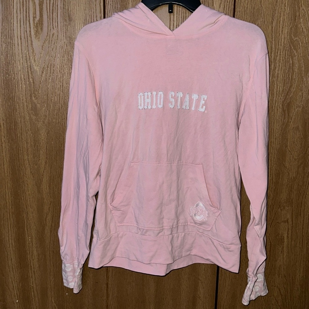 Light pink Ohio State hoodie